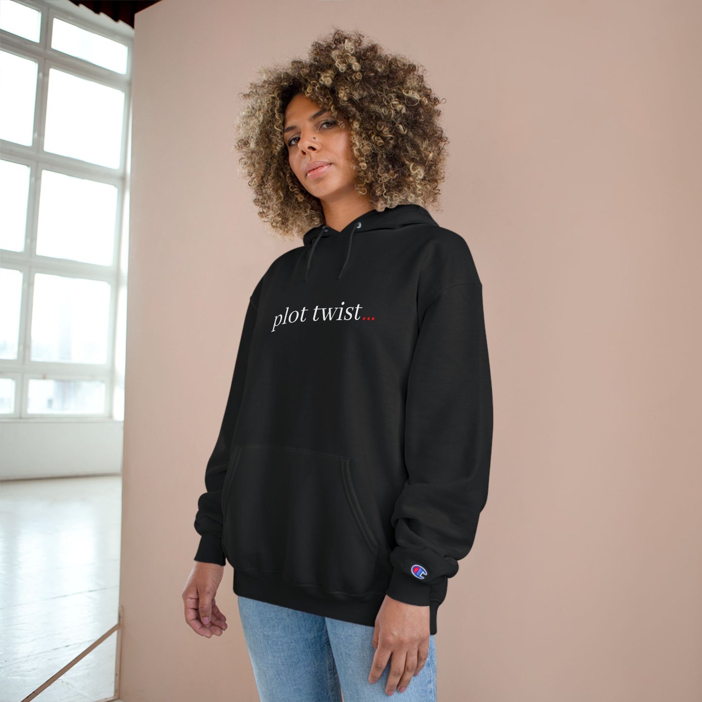 Plot Twist... Hoodie Black