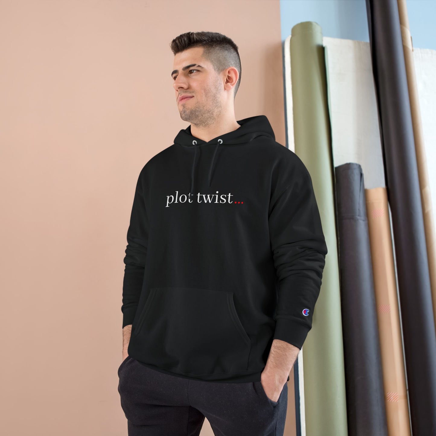 Plot Twist... Hoodie Black