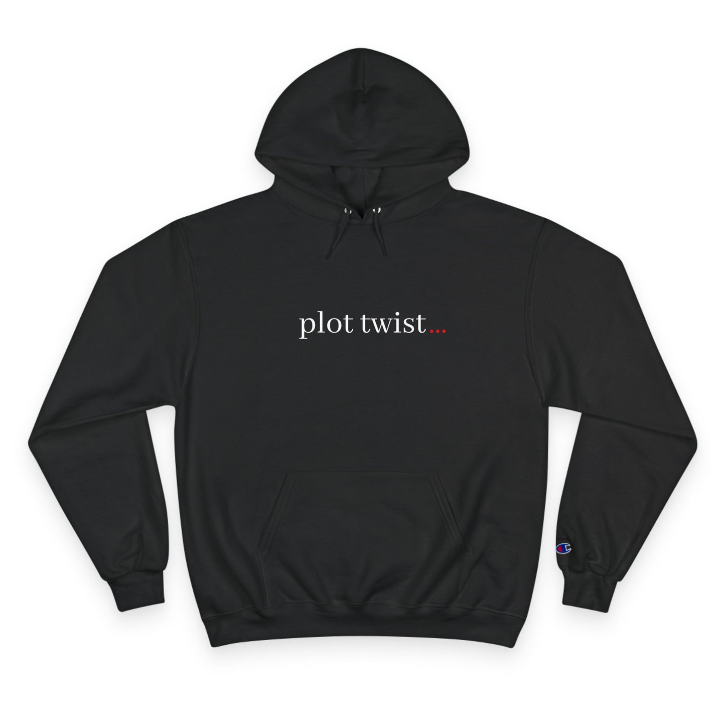 Plot Twist... Hoodie Black