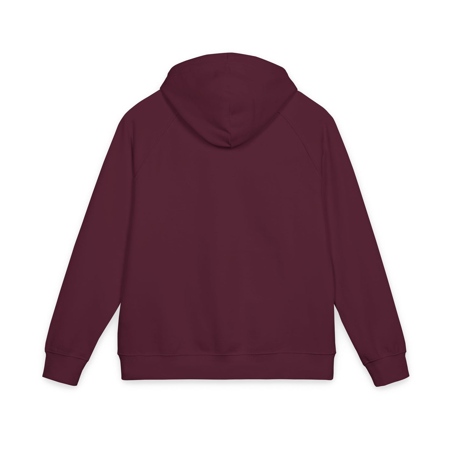 Look Close Embroidered Hoodie 👁️❤️U Burgundy (White Stitch)
