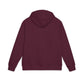 Look Close Embroidered Hoodie 👁️❤️U Burgundy (White Stitch)
