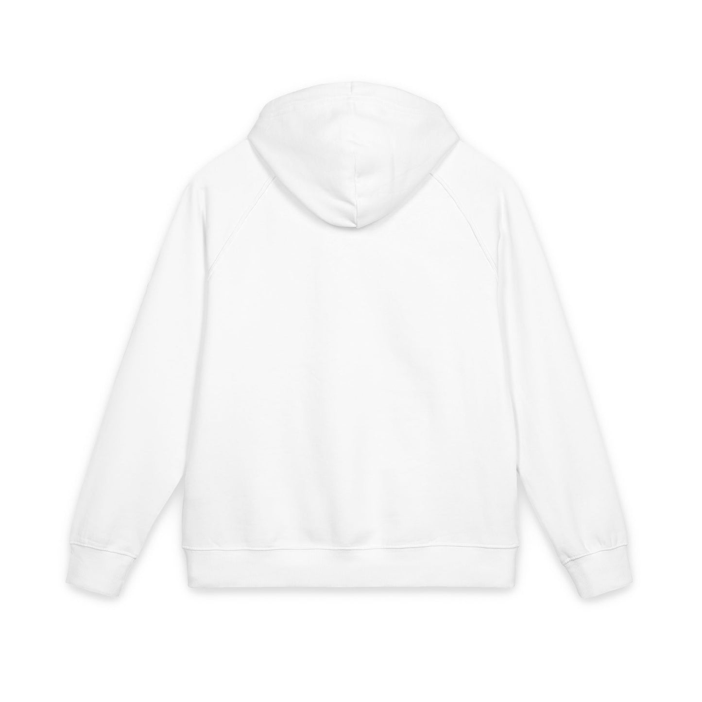 Look Close Embroidered Hoodie 👁️❤️U White (Black Stitch)