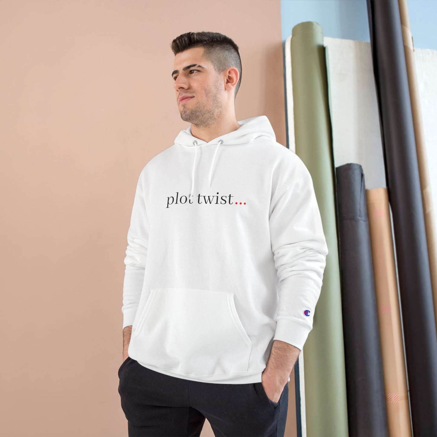 Plot Twist... Hoodie White